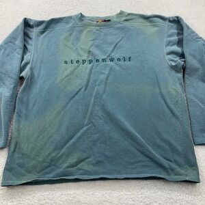 Vintage Steppenwolf Crewneck Sweatshirt Flash Garment Dyed 90s Band Made Canada